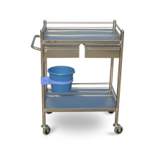 Shelves Stainless Steel Medical Trolley Instrument Trolley